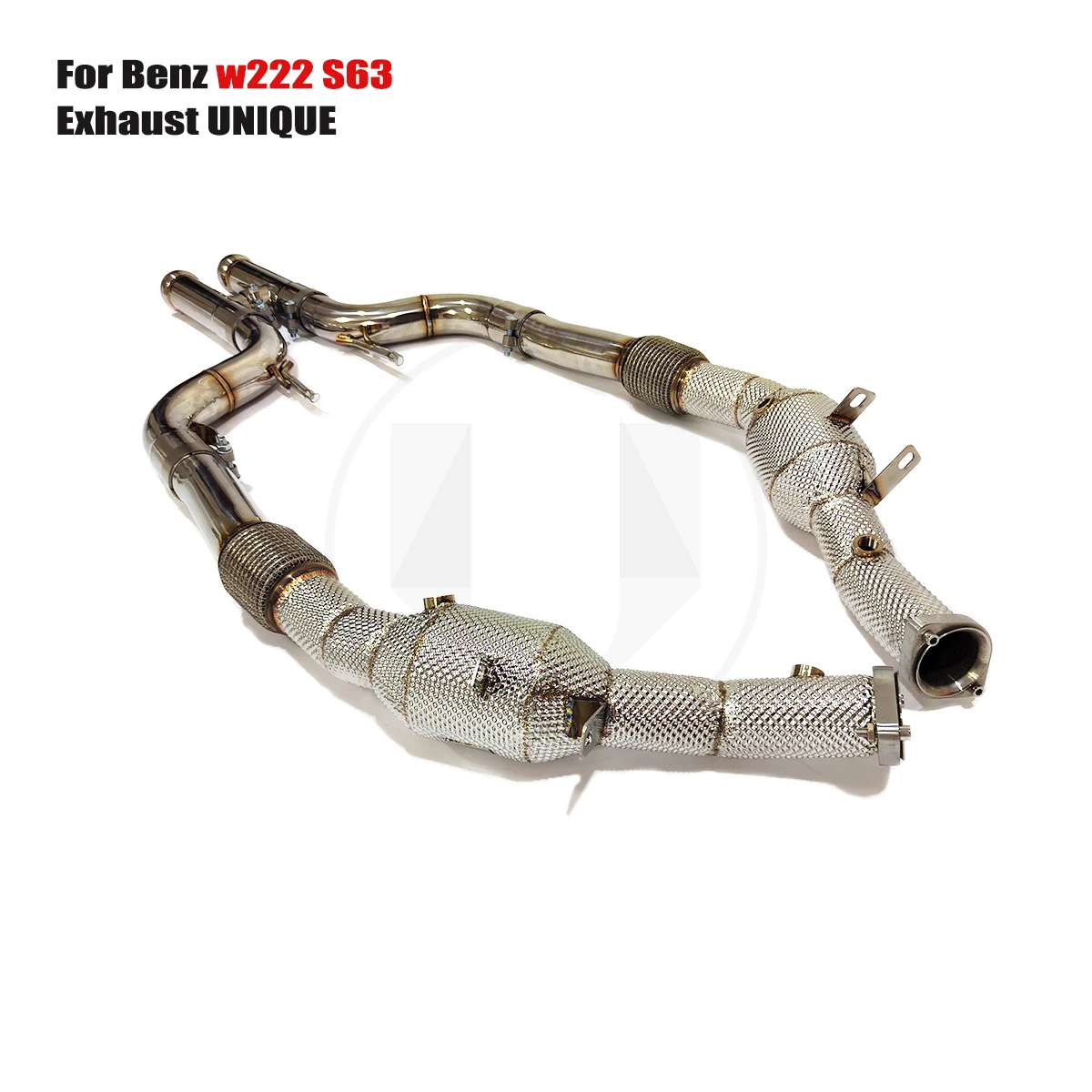 

UNIQUE suitable 2014-2017 Benz AMG W222 S63 5.5T Insulated Stainless Steel Exhaust Downpipe