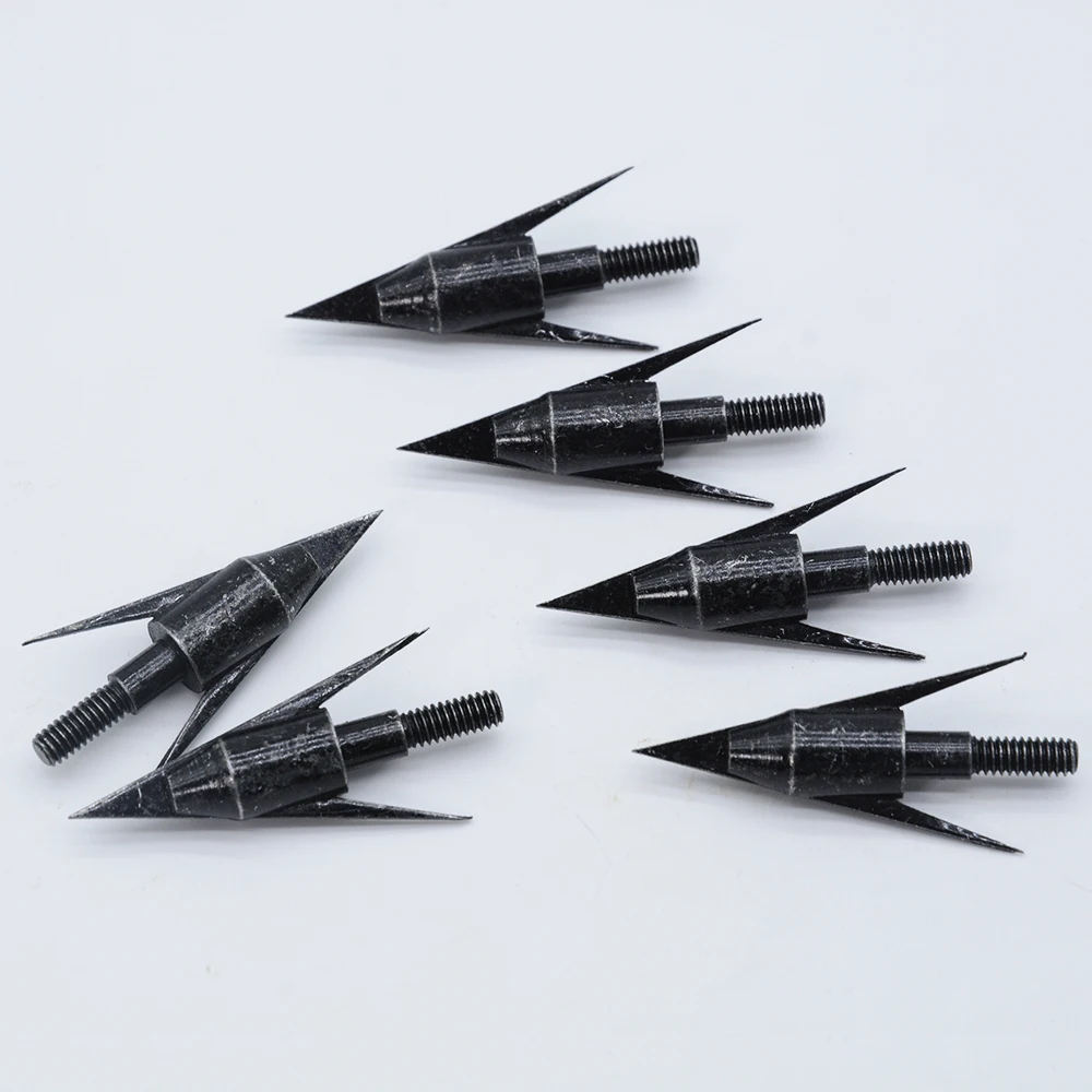 

145 Grain High Carbon Steel Arrow Broadheads for Archery Hunting Fishing Compound Bow Crossbows Recoil Arrowheads