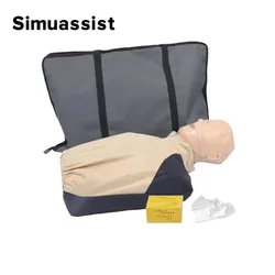 Einstellbare medizinische Wissenschaft Halbkörper CPR Training Mannequin Puppe CPR Simulator für Erwachsene und Kinder Puppen