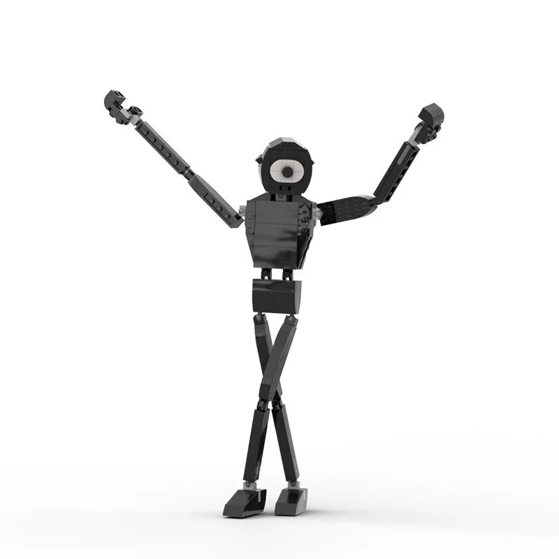 Kreative MOC Schrulligen Schwarz Einäugigen Dämon Baustein Spielzeug Anime Figuren Modell Montieren Desktop Ornamente DIY Spielzeug Geschenke