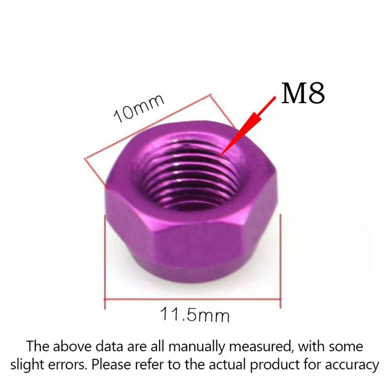 M7M8 Fishing Baitcasting Reel Nut Modified Colorful Fishing Reel Handle Nut Bait Casting Baitcast Reel For Left/Right Hand image 3