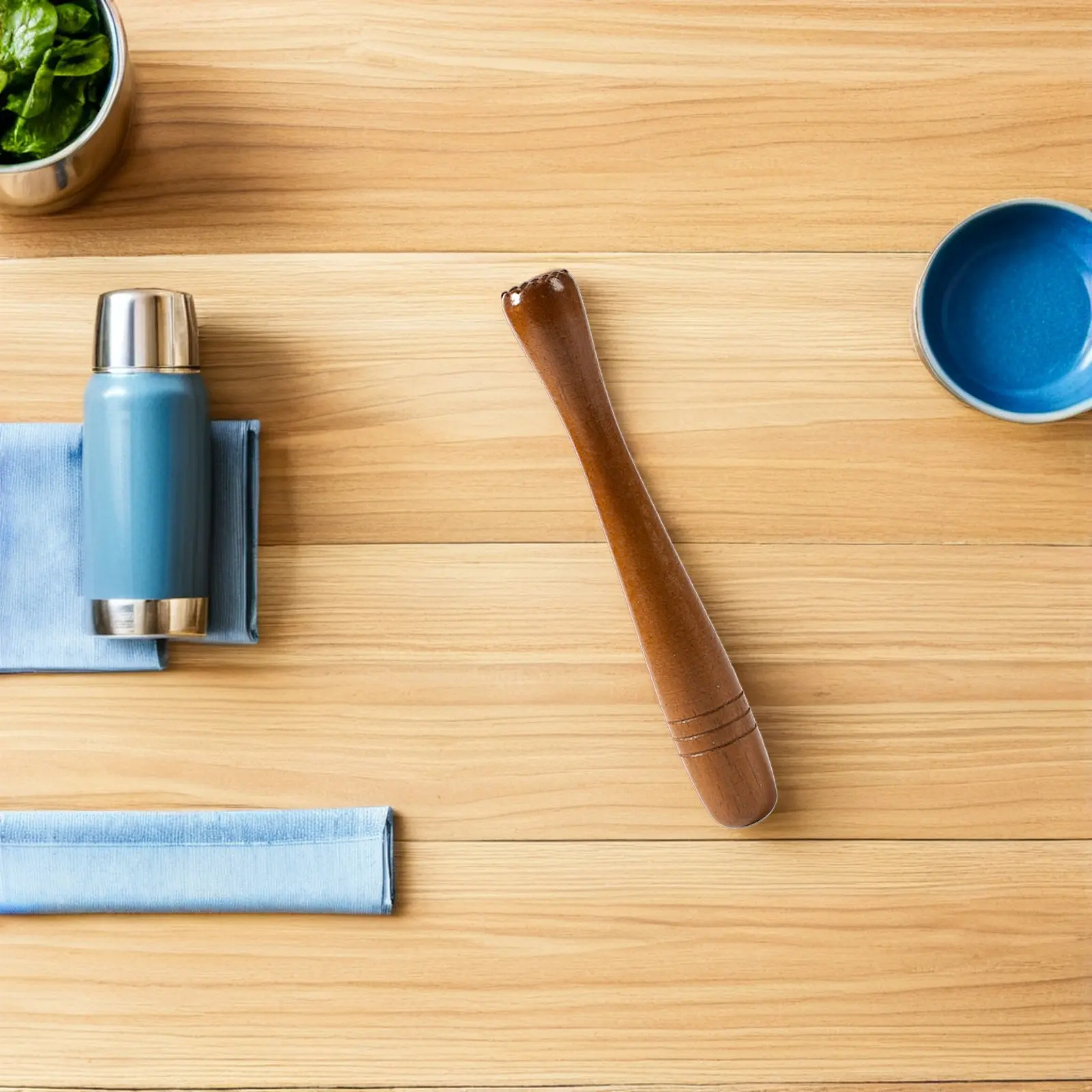 1Pcs Professional Beech Wood Ice Muddler for Cocktails Tools Wooden Masher Crush Ice Strawberry Bitter