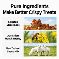 Crispy Egg Wrapped Meat Sticks Chicken Duck Dog Treats for Puppies Small Dogs Snacks and Training Rewards 3