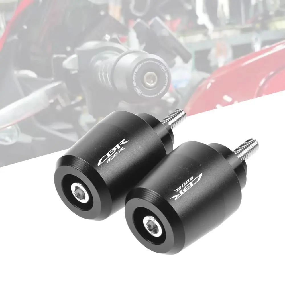 Motorcycle Handle Bar Ends Plug Grips Handlebar Plug Caps Slider 7/8'' 22mm FOR HONDA CBR250RR CBR300R CBR500R