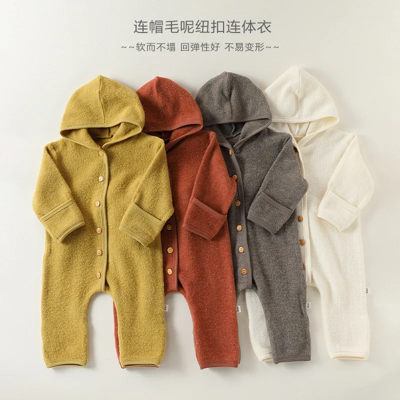 0-1Y طفل الفتيات السروال القصير مقنعين بلون رشاقته الدافئة طفل أطفال بوي حللا جديد الشتاء الوليد الفتيات داخلية أبلى