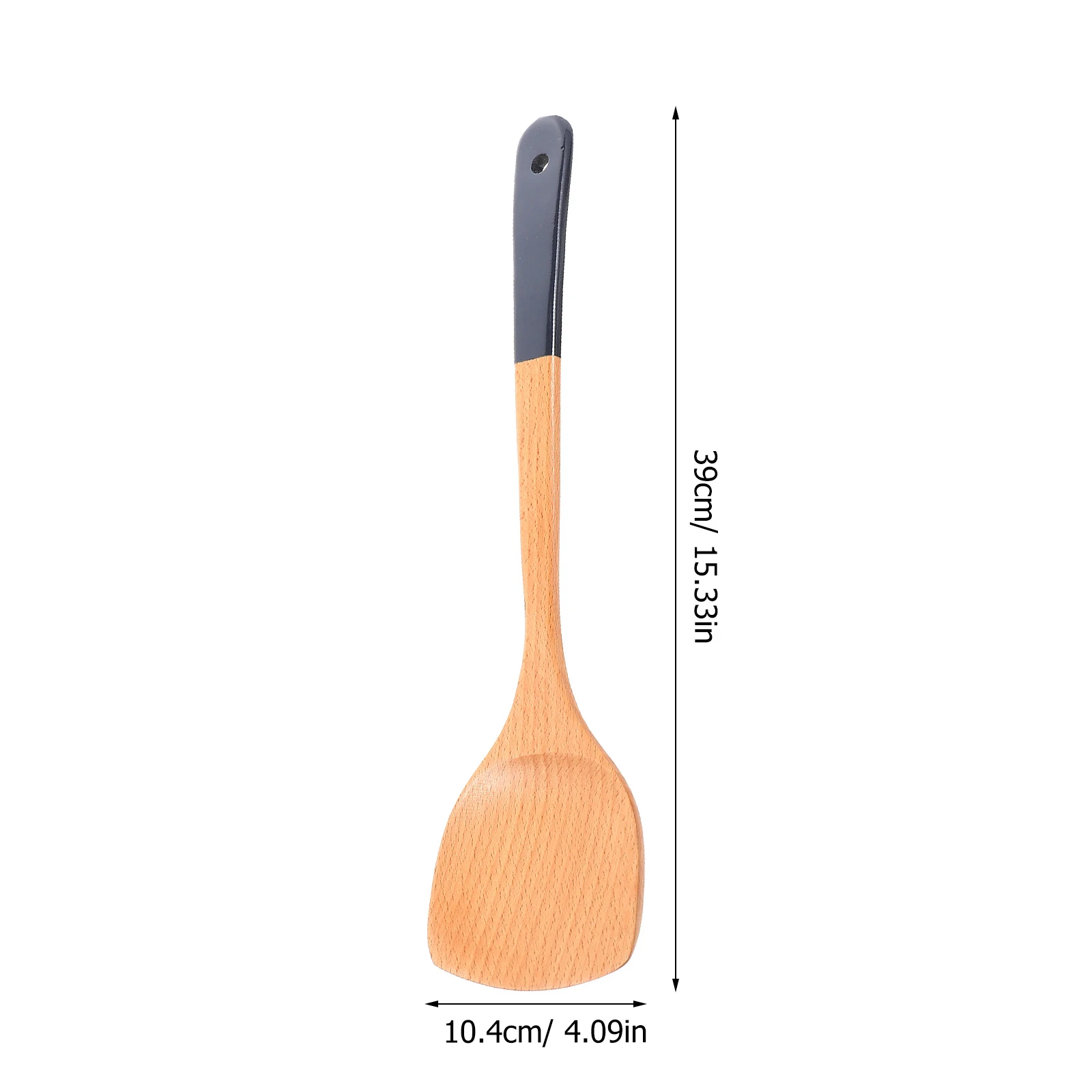 

2Pcs Durable Wood Cooking Spatula Non-Stick Kitchen Utensils for Cooking High-Grade Wooden Cooking Tool