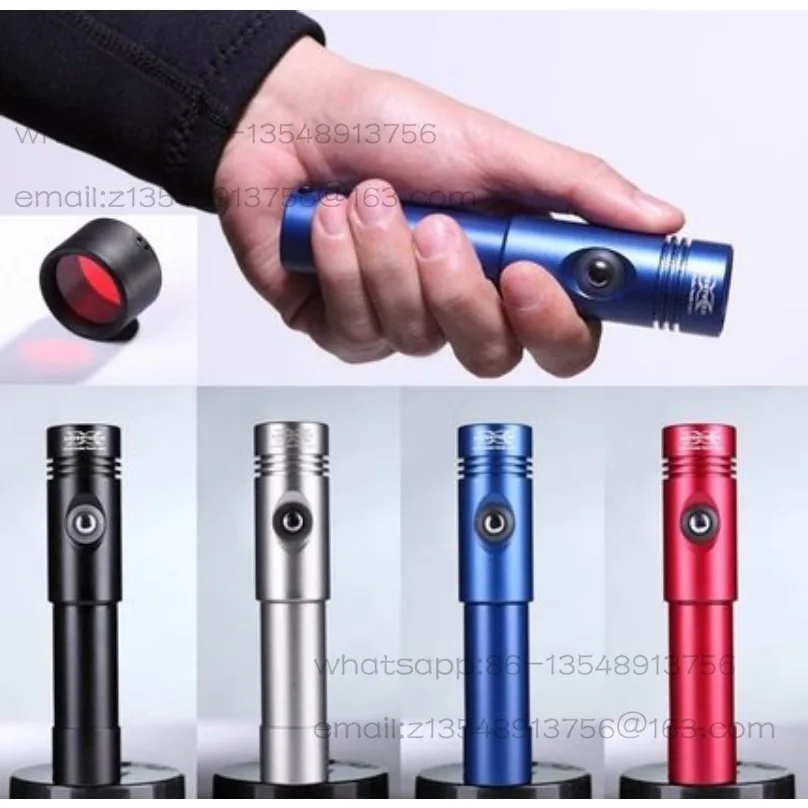 In stock M900 flashlight M900W 100m waterproof factory direct sales