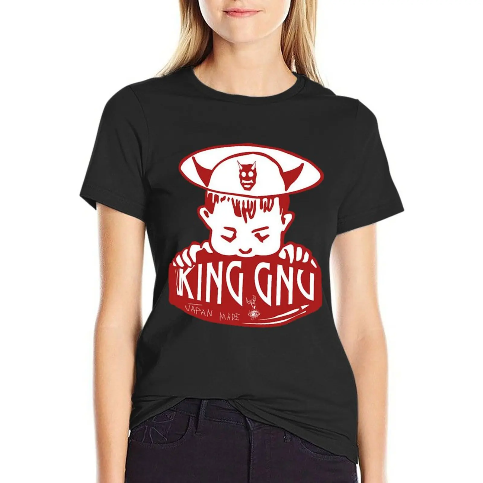 The Red King Nu Art Work T-Shirt plain kawaii clothes hippie clothes anime t shirts for Womens