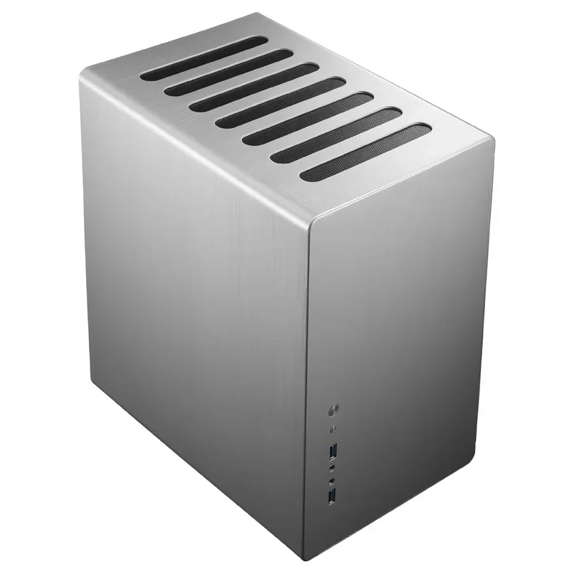 New all aluminum chassis ATX small chassis supports ATX mainboard ATX power supply