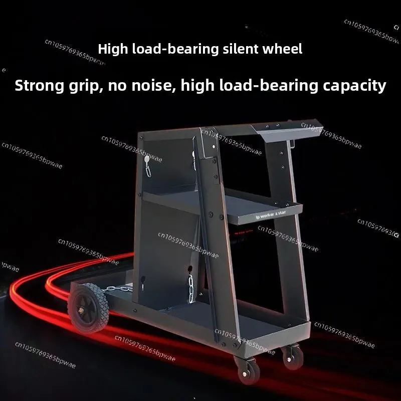 Welding Machine Tool Cart Trolley Multifunctional Storage Shelf Layer Auto Repair Mobile Workshop Car