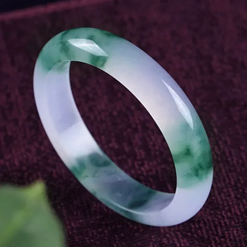 Chinese green jade Bracelet 54-66mm Charm Jewellery Fashion Accessories Hand-Carved Man Woman Luck Amulet Gifts P98