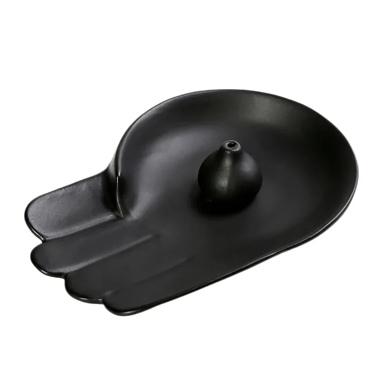 

Ceramic incense plug, wire incense burner, white porcelain hand incense holder