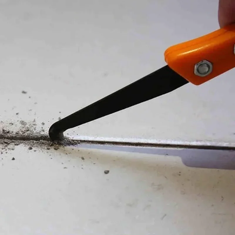 Professional Cleaning and Removal of Old Grout Hand Tools Tile Gap Repair Tool Hook Knife Tungsten Steel Joint Notcher Collator