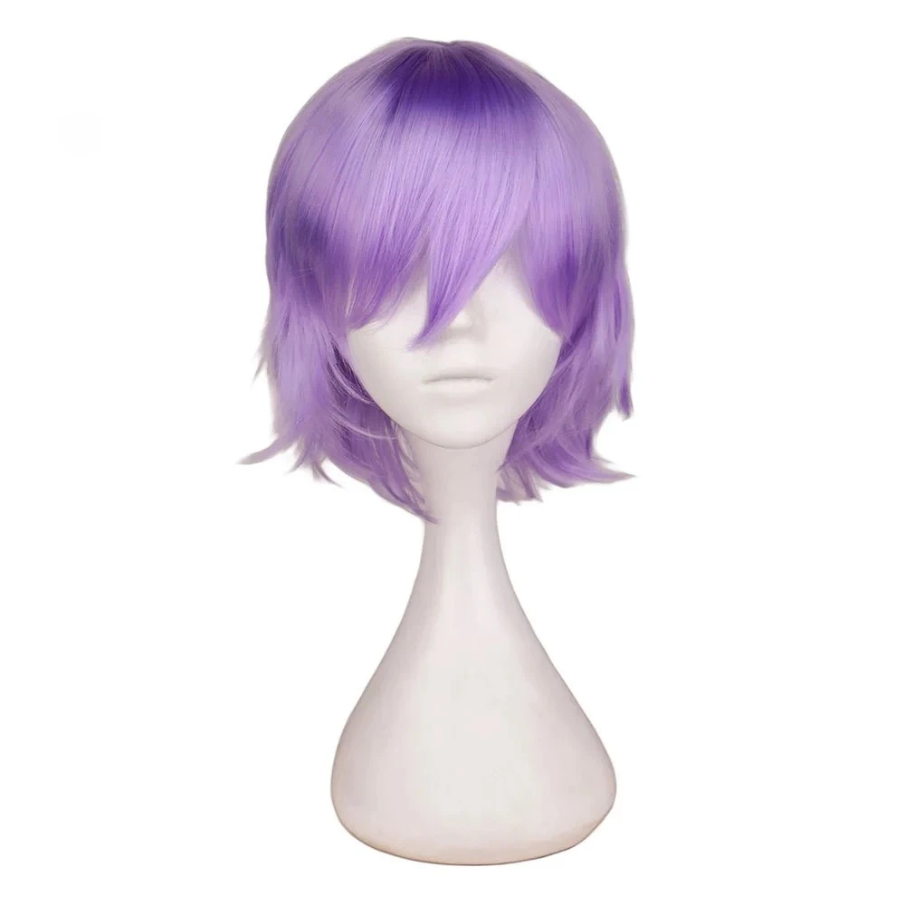 Twisted Wonderland Wig Epel Felmier Cosplay Wig Poison Apple Light Purple Heat Resistant Synthetic Hair Carnival Party Wigs