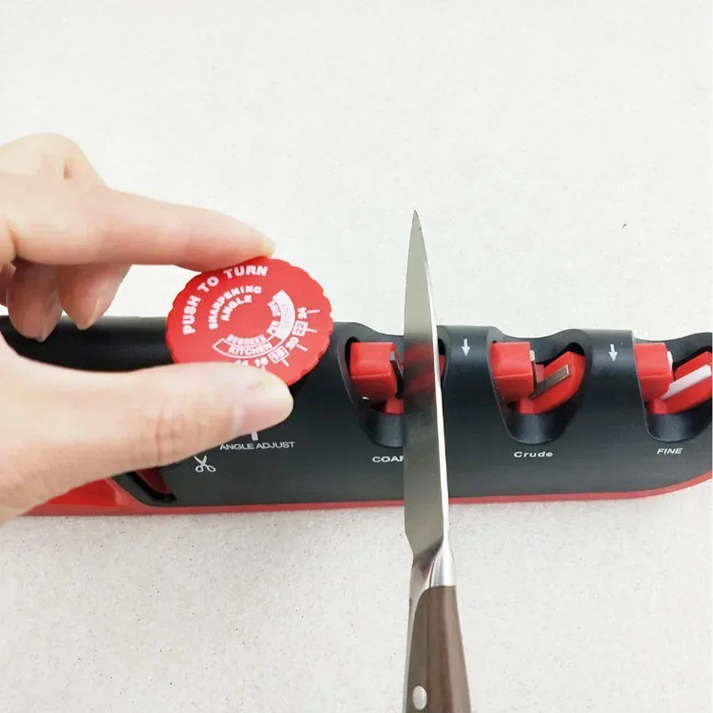 

Adjustable Angle Professional Sharpening System Coarse Grinding Fine Grinding New Sharpener Kitchen Special Cooking Utensils