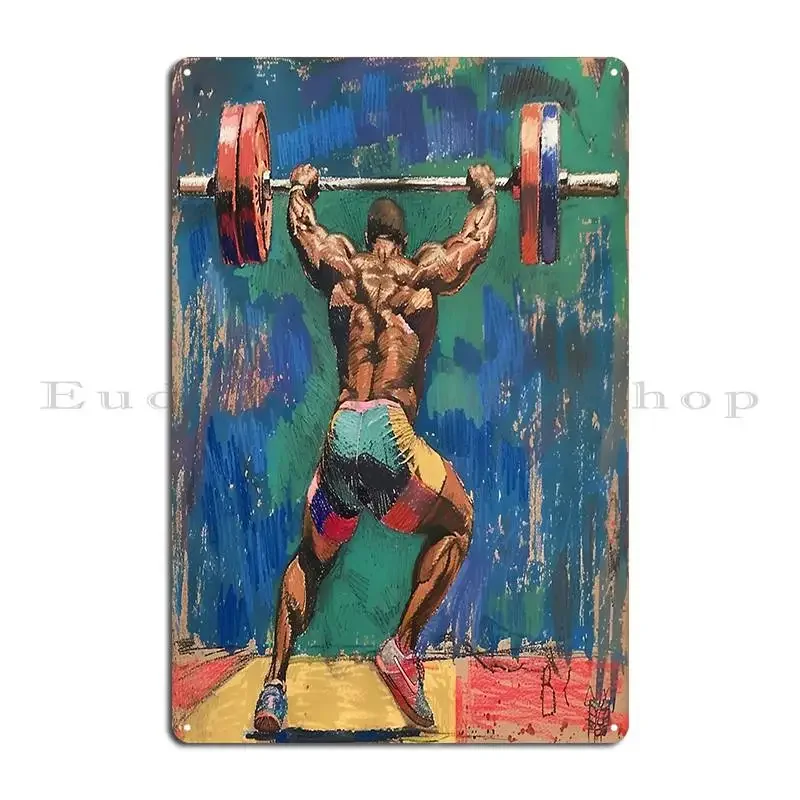 Immagine 5: Kettlebell Motivazionale: Ciò che Sembrava Impossibile Oggi - Decorazione Murale in Metallo per Bodybuilding, Pub, Cucina, Club - Poster in Latta