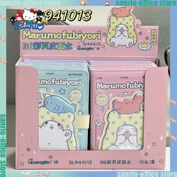 New Sanrio Family Series Marumofubiyori  Hangyodon Notebook Blanket Bear Color Note Book B6 Writing Pads Diary Book Stationery