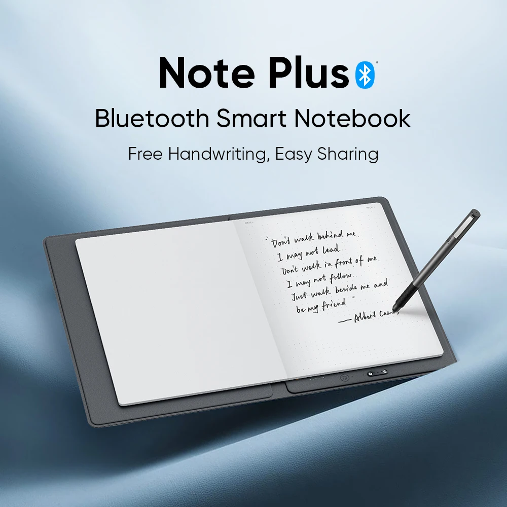 스마트 노트북 XPPen Note Plus (A5 용지, 1000mAh 배터리, 스마트 잉크펜, 안드로이드/iOS 기기 블루투스 연결 지원)