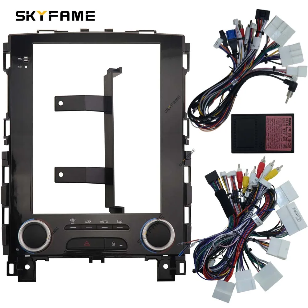 SKYFAME Car Frame Fascia Adapter Android Radio Dash Fitting Panel Kit For Renault Koleos Megane 4 Talisman Samsung SM6