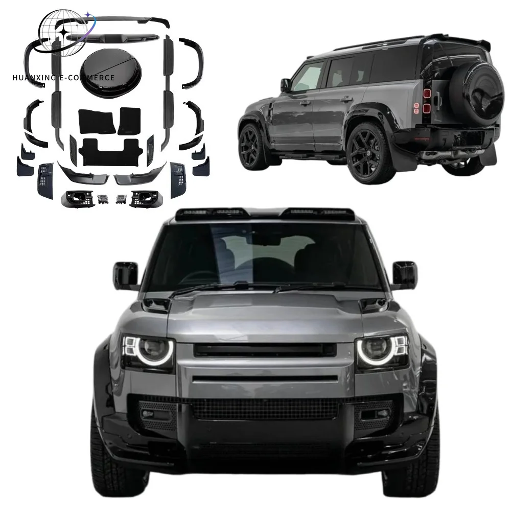 2026 Urban Style BodyKit For Land Rover Defender 2020-2025 Factory Direst Sale Glossy Black Facelift Parts With Pedal Tire Cover