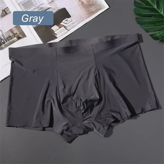 3PCS High Quality Men's Ice Silk Underwear Summer Thin Breathable Seamless Panties Sexy Male Underpants Plus Size 6 3PCS High Quality Men's Ice Silk Underwear Summer Thin Breathable Seamless Panties Sexy Male Underpants Plus Size 6