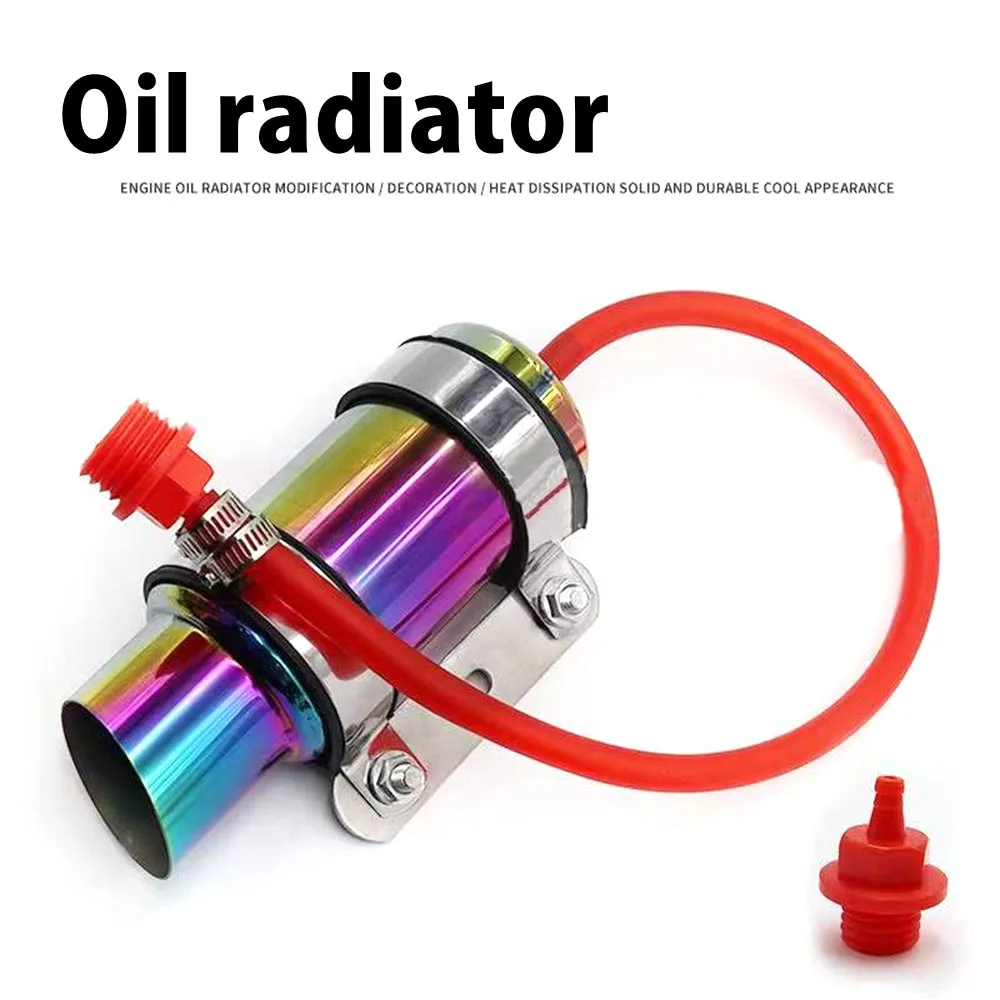 Suitable For Yamaha 100 Motorcycle Modify Engine Oil Radiator  FORCE RSZ JOG 100/125cc GY6 125 Scooter Oil Radiator Oil Coolel