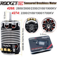 ROCKET-RC 1/8 RC Car High-Torque 4274 4268 Sensored Brushless Motor 50000 RPM for Traxxas Wltoys RC Car On-Road Truck Monster