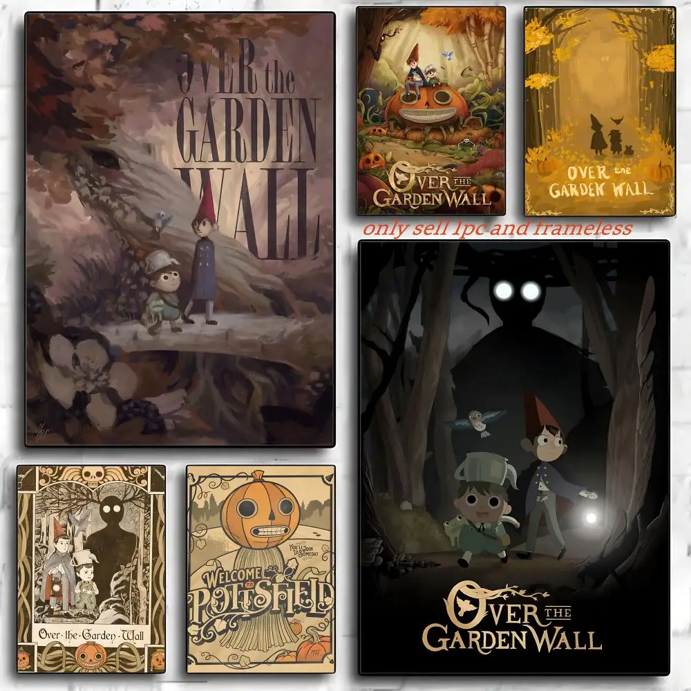 Anime Over the G-Garden Wall Poster Wall Picture Aesthetic Prints and Posters for Family Life Pet anime Birthdays Home art Decor