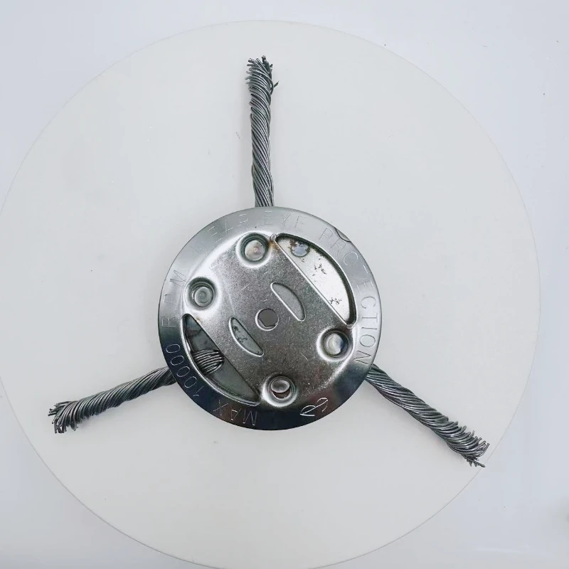 2PCS Universal 3/6 Teeth Lithium Lawn Mower Head GrassTrimmer Brushcutter Head Weed Removal Power Tool Parts forHomeGarden Tools