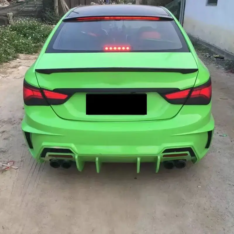 Body kit for 2010-2015 modified front rear bumper grille side skirt vent surround