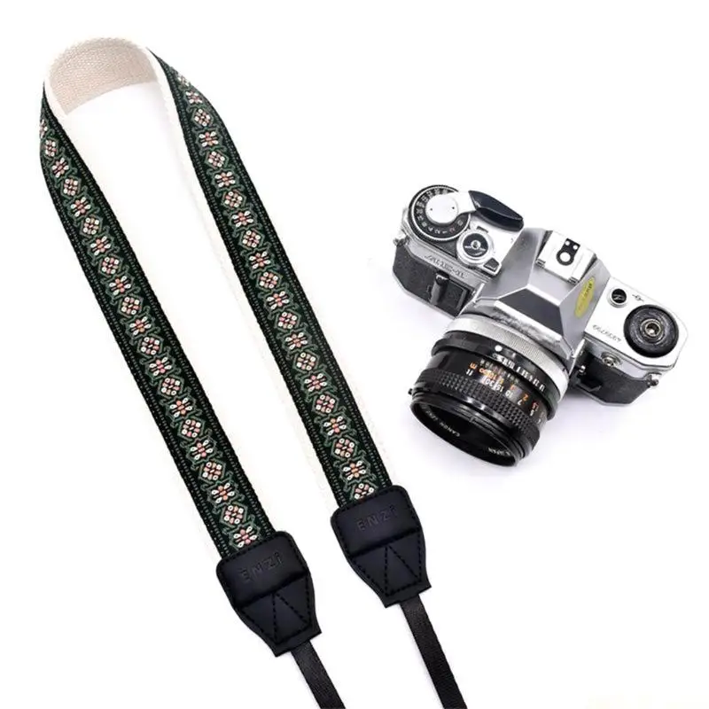M5TD Ethnic Camera Neck Halter Belt Wrist Chain Universal for DSLR Camcorders