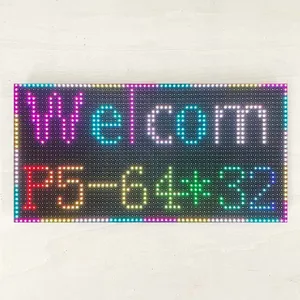 P5 SMD Tampilan Layar LED Penuh Warna Modul RGB HUB75 Tanda Digital LED Dinding Video LED Dalam Ruangan Papan Unit Layar Besar 320*160mm 8 layar dinding led penjualan terbaik - №
