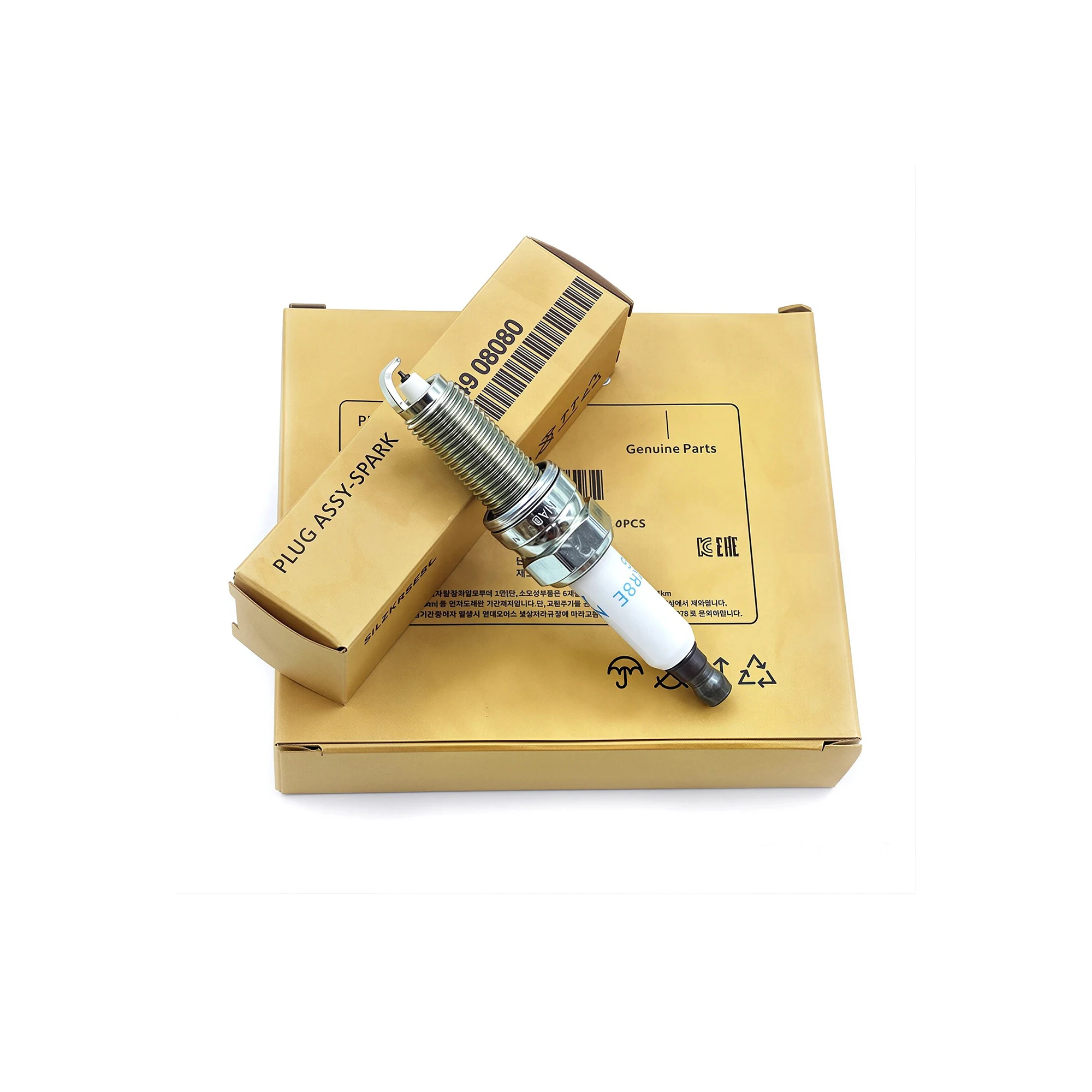 4PCS Laser Iridium Spark Plug SILZKR8E8G 94595 OEM 18849-08080 For Hyundai Mista Lafesta IX25 Kia KX3 K4