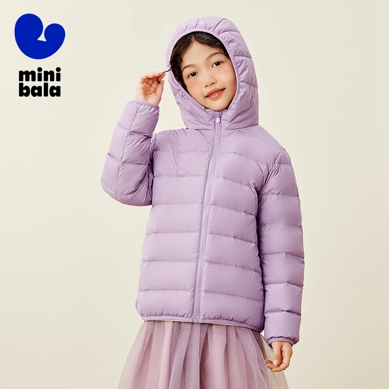 Mini Bala Down Jacket for Boys and Girls Light and Warm Baby Parent-Child Wind-Resistant and Warm Down Jacket