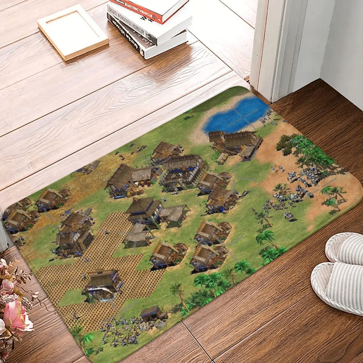 

Age Of Empires 2 In-Game 60x40cm Carpet Polyester Floor Mats Popular Anti-Slip Outdoor