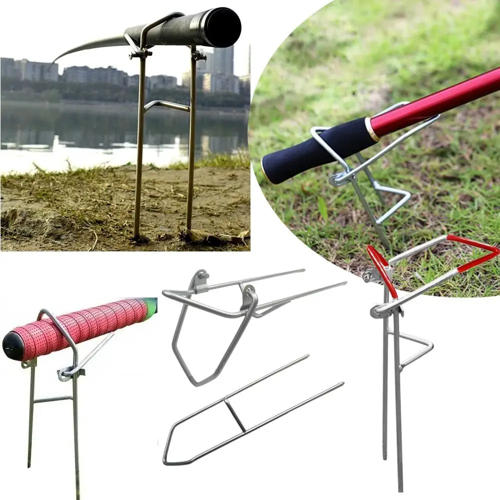 

Storage Rack Fishing Rod Pole Stand Fishing Gear Tool Professional Adjustable Fishing Support Bracket Fishing Rod Rest Outdoor