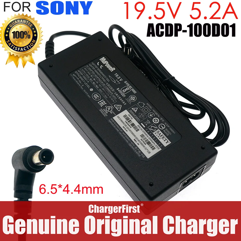19.5V 5.2A AC DC Adapter Charger For Sony LED TV KDL-50W805B 43W800C BRAVIA ACDP-100D01 ACDP-100E03 Power Supply