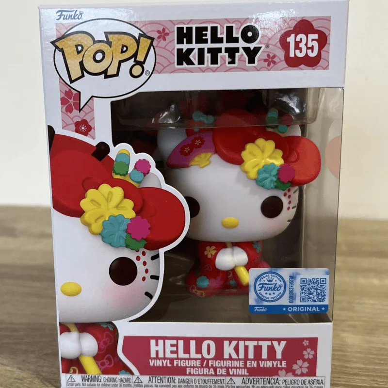 Official Sanrio Hello Kitty In Kimono Funko Pop Vinyl Figure Cute