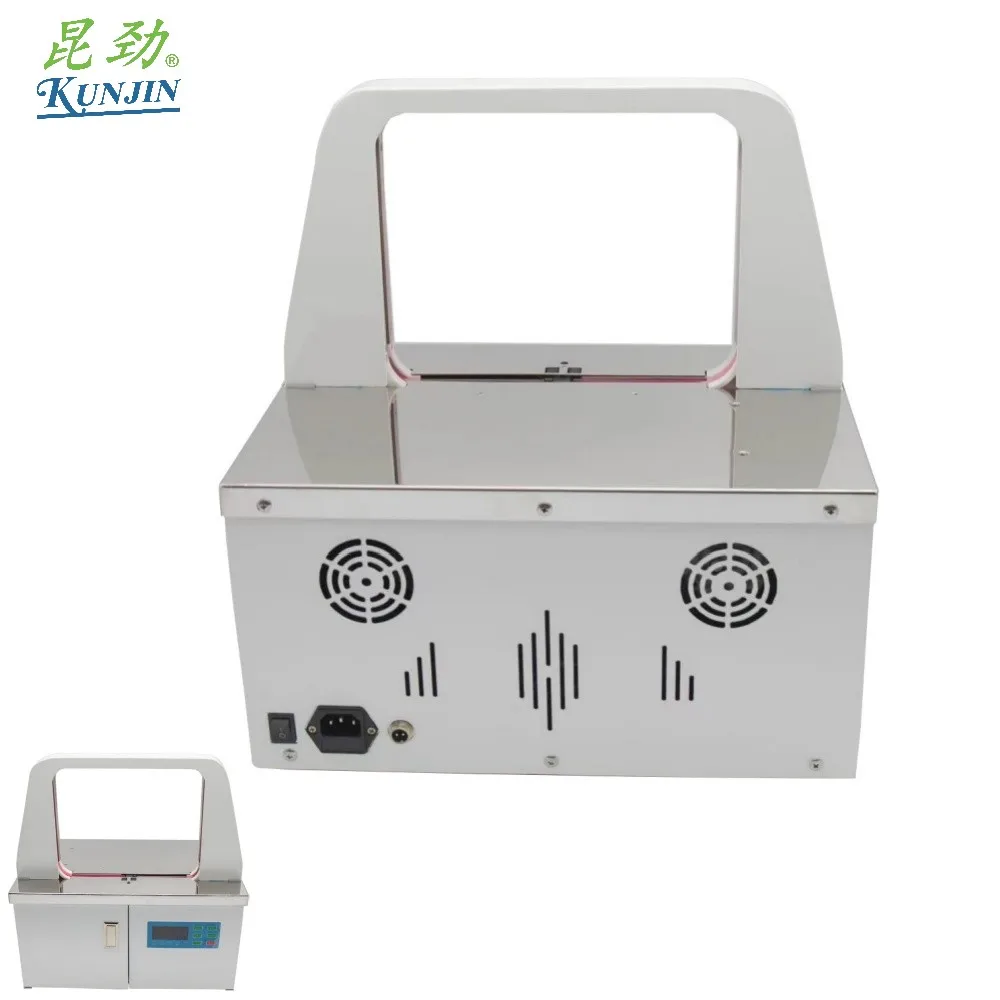 12mm Opp Film Strap Length 150m Automatic Strapping Machine for Kitchen Supermarket Vegetable Bundling