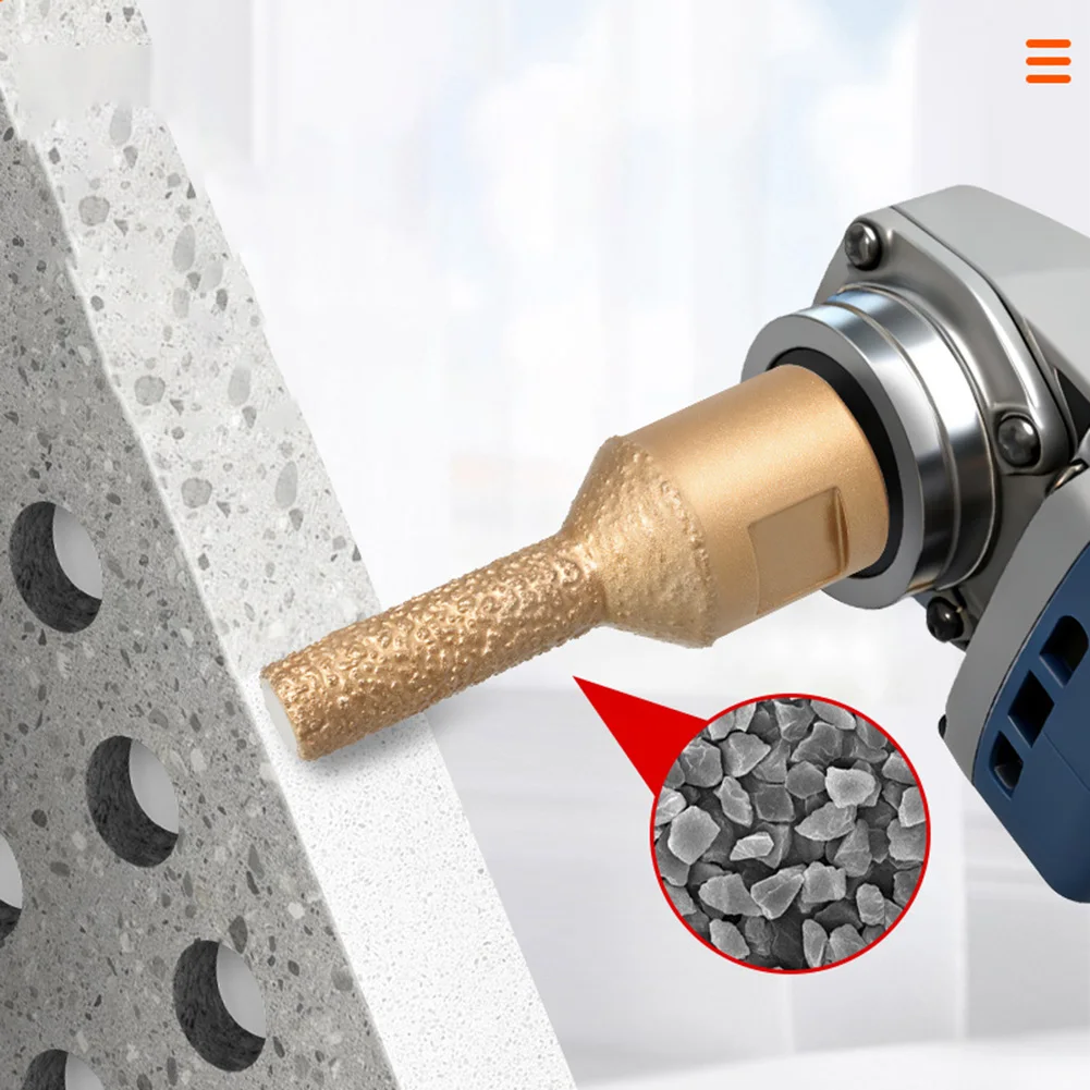 

1x Hole-Opener For M14 Drill-Bit Angle Grinder For Tile Marble Concrete 6-16mm Hole Opener Opening Holes Tool Accessories