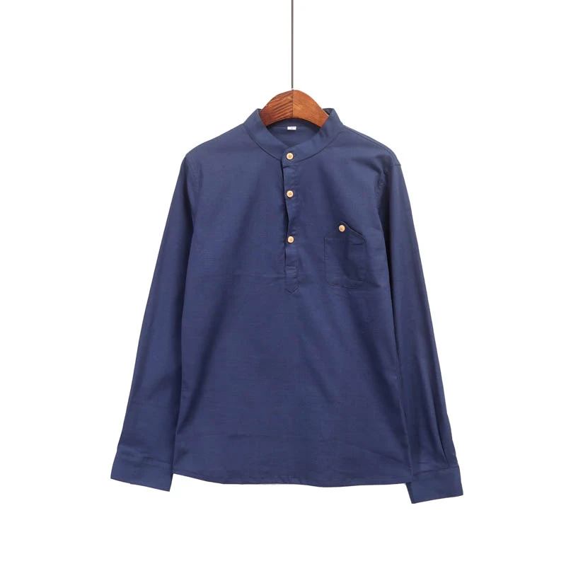 Csa informal de manga larga de lino y aodón para mujer, Top pequeño versátil de corte hoado, talla ande, a la moda, ...