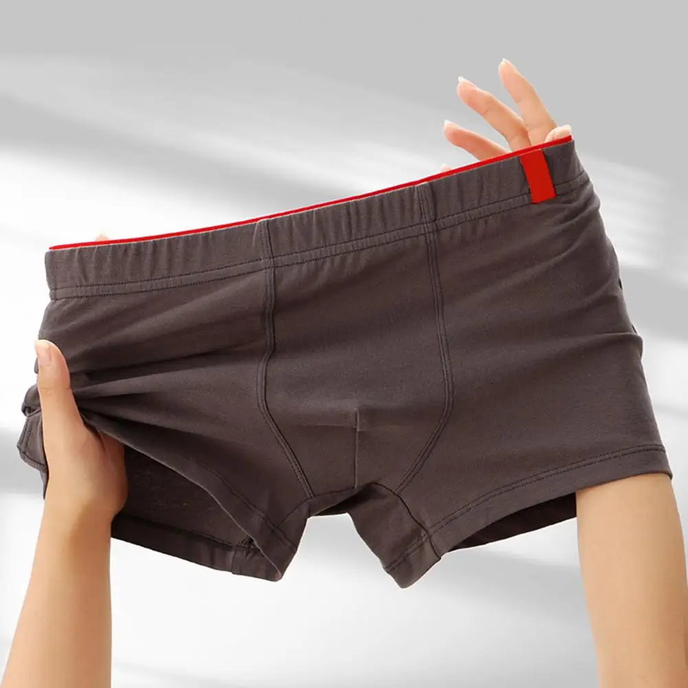 1Pcs Men's Boxer Classic Cotton Man Boxers Underwear Sexy Sports Youth Men Underpants Hombre Smooth Stitching Basic Panties