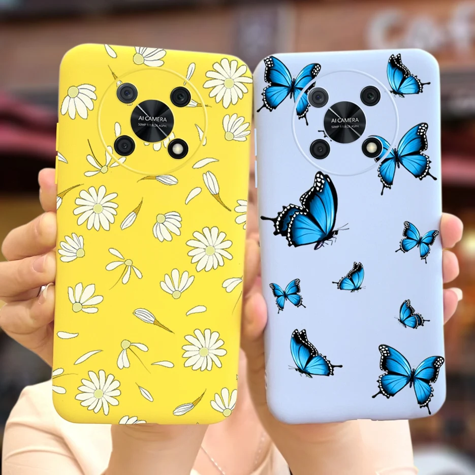 For Huawei Nova Y90 4G Case Cute Cartoon Girls Fundas Soft Silicone Phone Cases For Huawei Nova Y90 Y 90 Back Cover 6.7\'\' Bumper