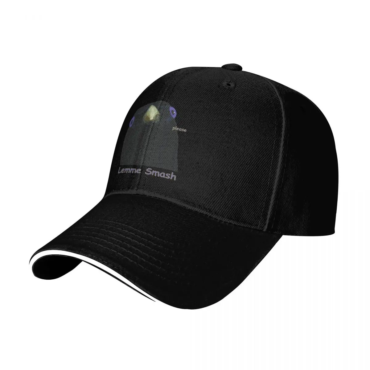 Lemme Smash (Ron) Meme Baseball Cap Quick Dry Performance Cotton Twill Breathable Contrast Two Tone Brim