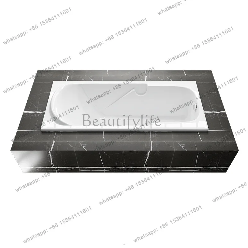 comfortable hotel engineering embedded bathtub QT-1772A