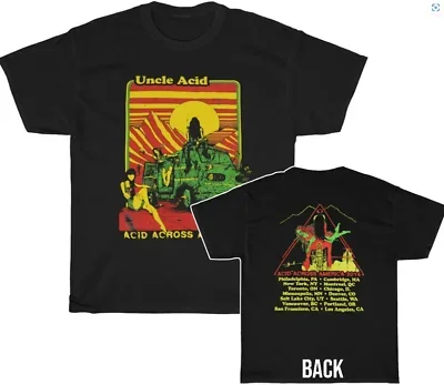 

Uncle Acid &amp The Deadbeats 2014 Acid Across America Tour Shirt 2 sided