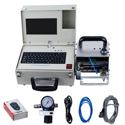 Портативная металлическая пневматическая точечная маркировочная машина для кода VIN (80*30 мм), рамка для маркировки, номер шасси 220 В/110 В