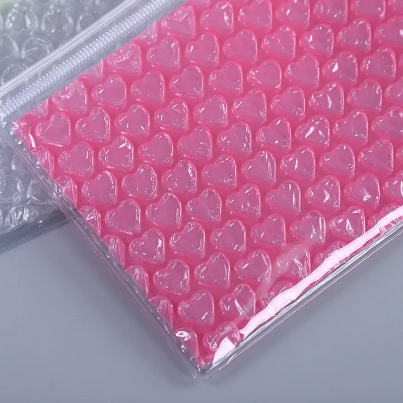 30Pcs PVC Bubble Zipper Bag Waterproof Shockproof Pressure-proof  Ziplock Bag Air Bubble Packaging Bags 15x10cm 22x15cm