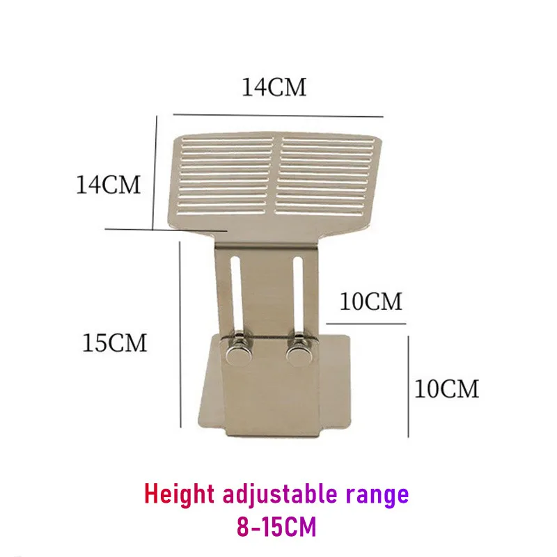 Stainless Steel Coffee Scale Bracket Coffee Extraction Rack Electronic Scale Adjustable Heightening Frame Coffee Weighing Rack