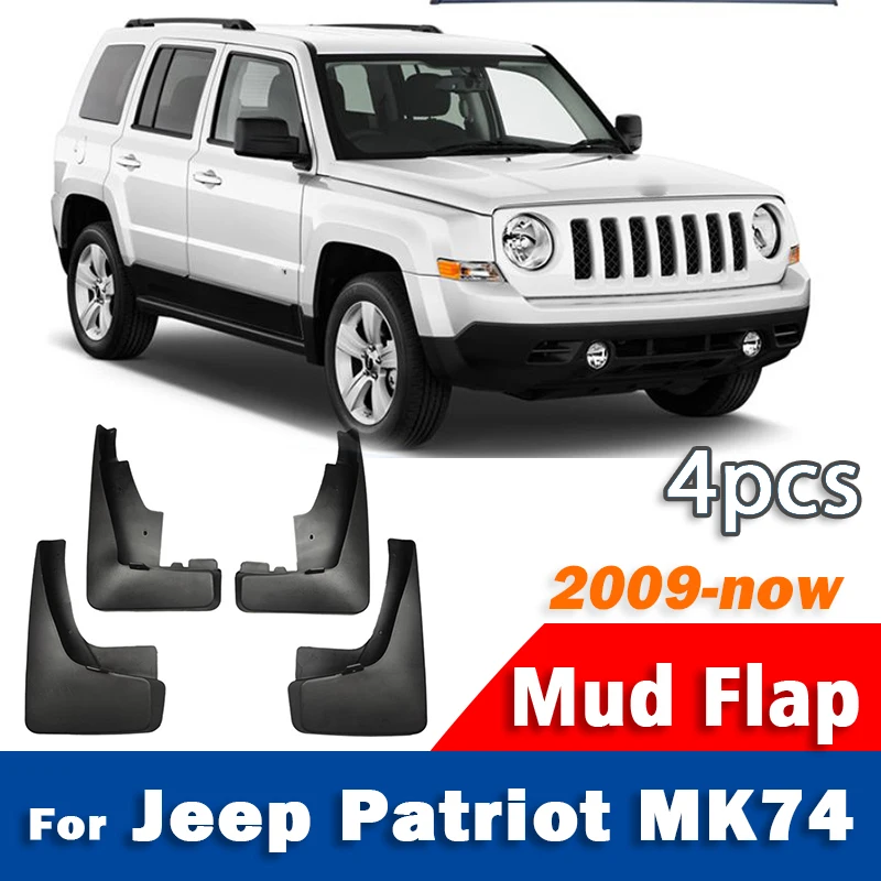 

Mudguard For Jeep Patriot MK74 Front Rear 4pcs Mudflaps Mudguards Car Accessories Auto Styline Mud Flap Splash Guard Fender 2016